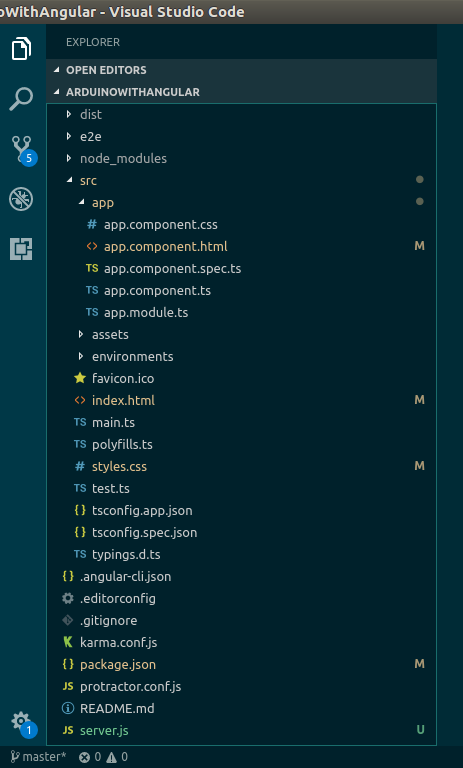 Control your home appliances over internet using NodeJS, Angular4, Arduino, Javascript