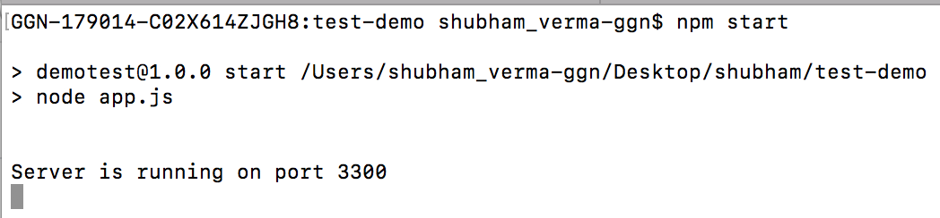 Write Test Cases for your node app using mocha