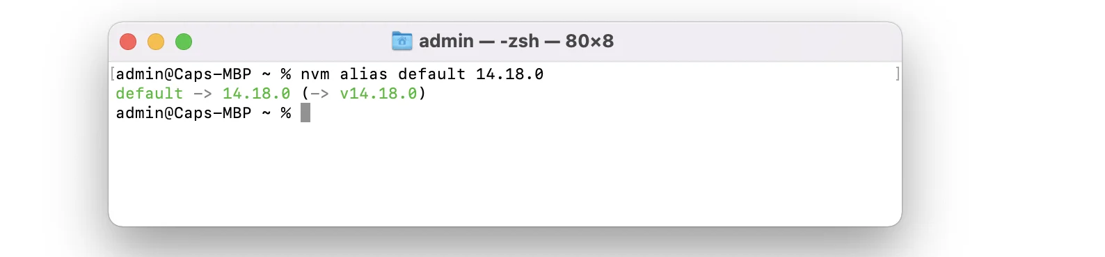 Install NVM in Macbook to manage your node versions