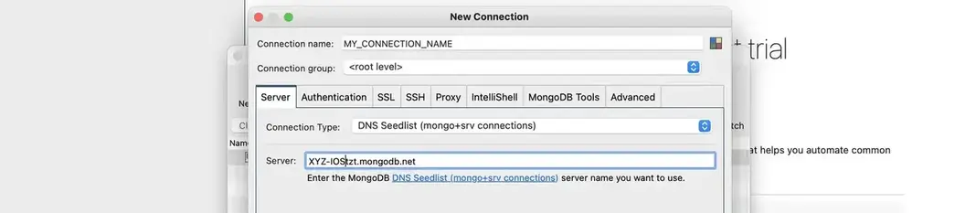 Connect MongoDB remote database using RoboMongo and URI