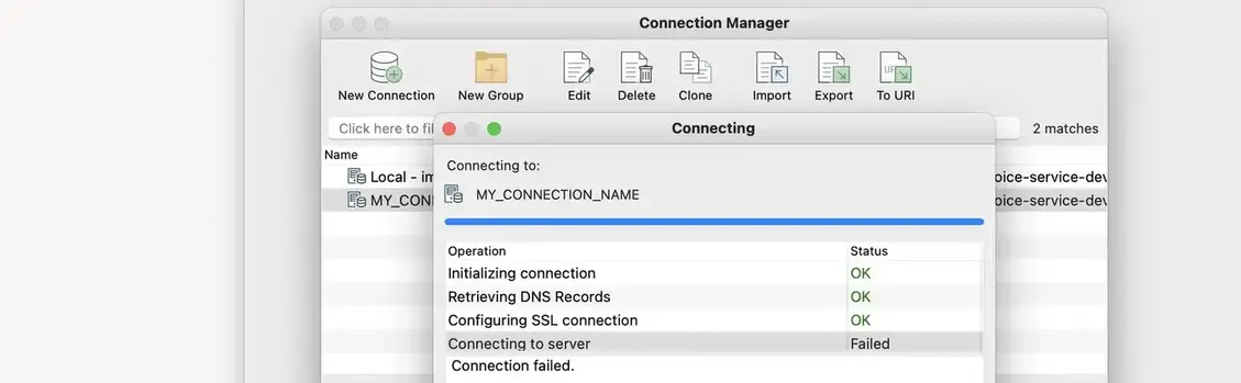 Connect MongoDB remote database using RoboMongo and URI