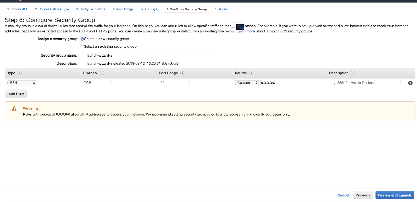 Create AWS EC2 Instance step by step