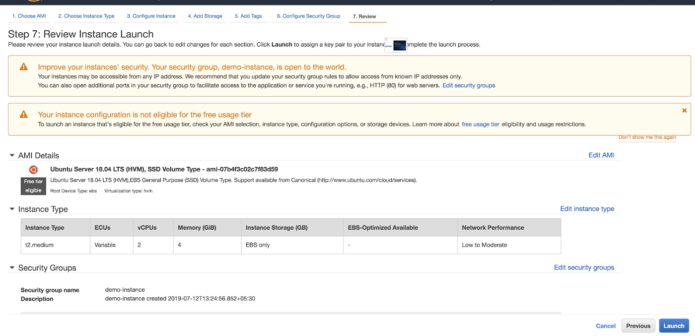 Create AWS EC2 Instance step by step